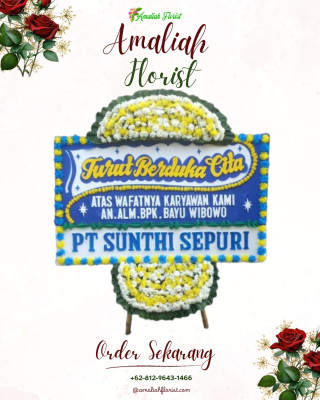 Papan Bunga Duka di Lingga Timur